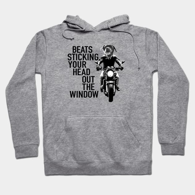 Beats Sticking Your Head Out The Window Hoodie by Yule